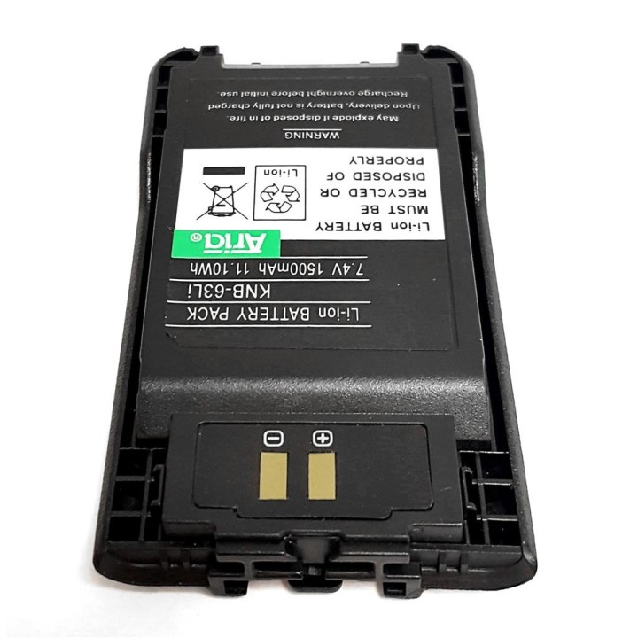 KNB-63-LI - BATERÍA PARA KENWOOD, 7.4 V., 1300 MAH, LI-ION.
