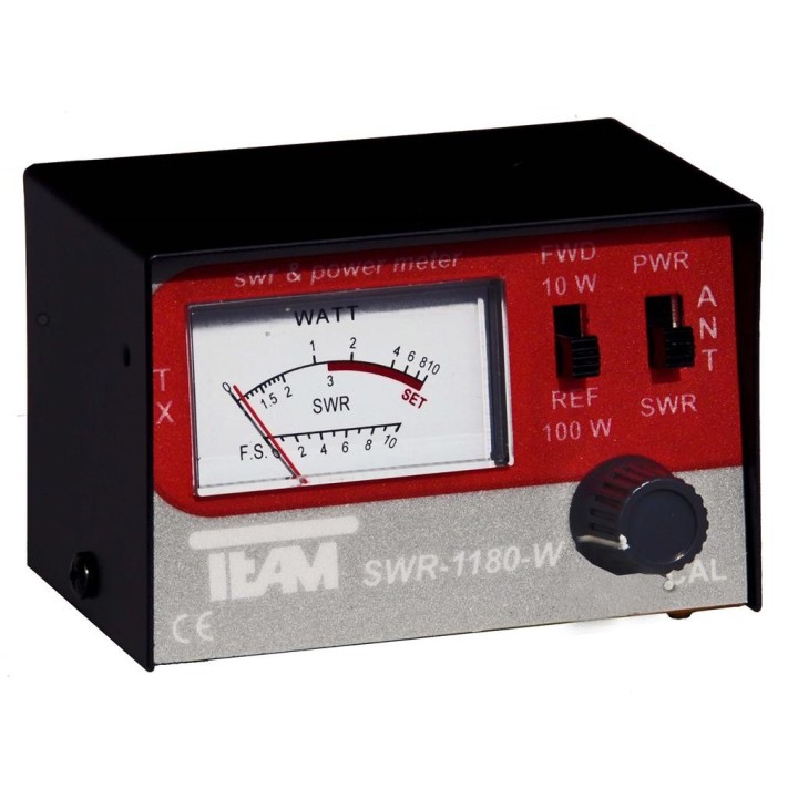SWR-1180-W - Medidor SWR y watímetro. 1.7-30 MHz.