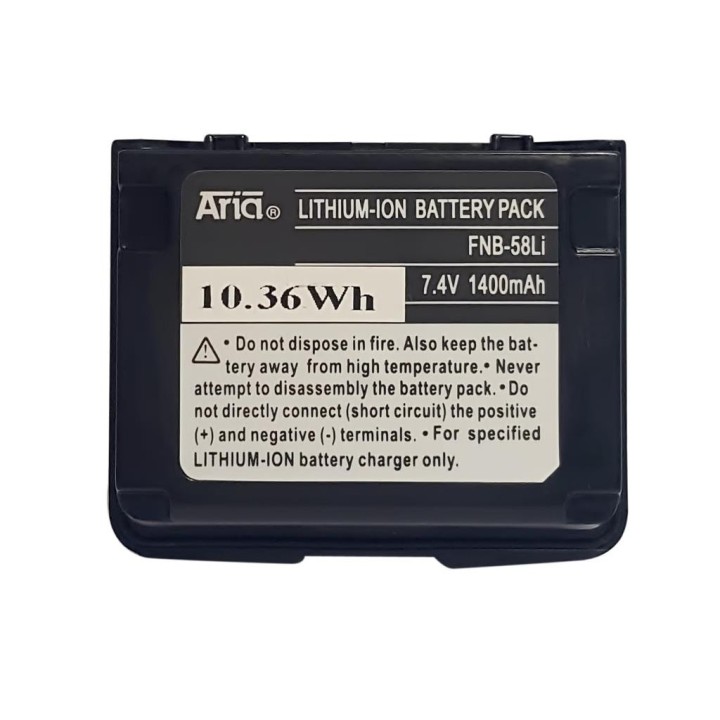 FNB-58LI - BATERÍA PARA YAESU VX-5, 7.4 V., 1400 MAH, LI-ION.