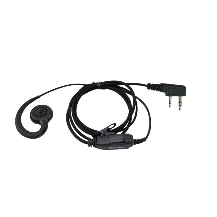 MAF-CR-K - MICRO-AURICULAR CON CABLE TIPO TEJIDO FIBRA PARA KENWOOD, TEAM Y HYT.