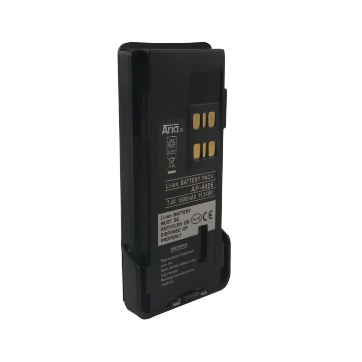AP-4406-LI - BATERÍA PARA MOTOROLA DP4000 / DP4400. LI-ION 7.4V / 1600MAH