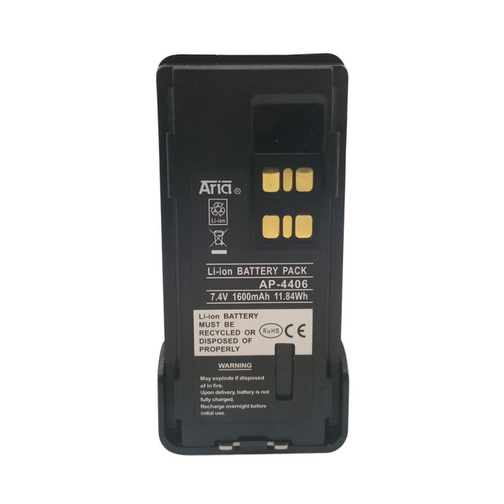 AP-4406-LI - BATERÍA PARA MOTOROLA DP4000 / DP4400. LI-ION 7.4V / 1600MAH
