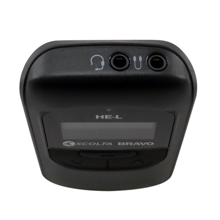 ESCOLTA BRAVO HE-L - INTERCOMUNICADOR FULL DÚPLEX 2.4 GHZ. ESPECIALMENTE INDICADO PARA GUÍAS TURÍSTICOS