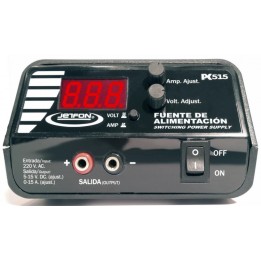 PC-515  FUENTE DE ALIMENTACION JETFON  REGULABLE CON INSTRUMENTOS Y  VENTILADOR