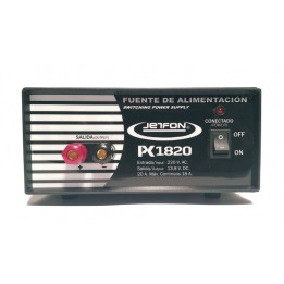 FUENTE ALIMENTACION JETFON 18/20 AMP CON VENTILADOR SIN INSTRUMENTOS PC1820