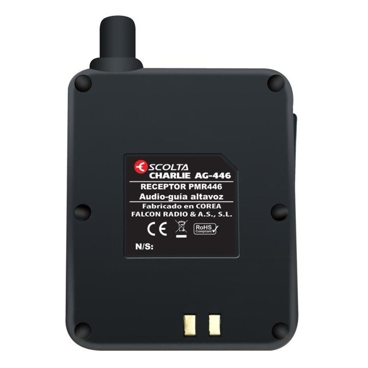 CHARLIE AG-446 - AUDIO-GUÍA ALTAVOZ. RECEPTOR PMR446.