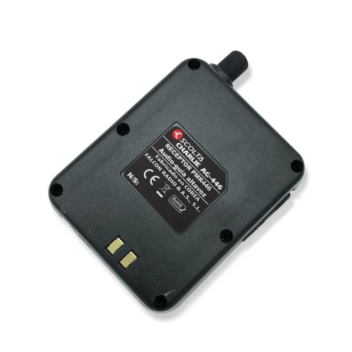 CHARLIE AG-446 - AUDIO-GUÍA ALTAVOZ. RECEPTOR PMR446.
