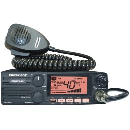 Emisora PRESIDENT MC KINLEY  CB / 27 MHZ 40 canales AM / FM / LSB / USB