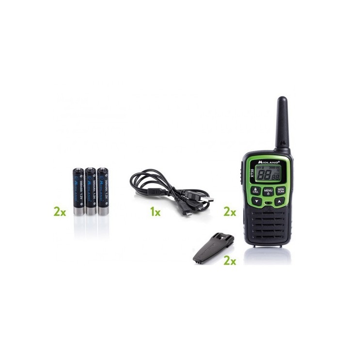 Pareja Walkies MIDLAND XT30  PMR 446