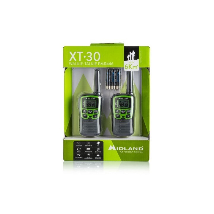 Pareja Walkies MIDLAND XT30  PMR 446