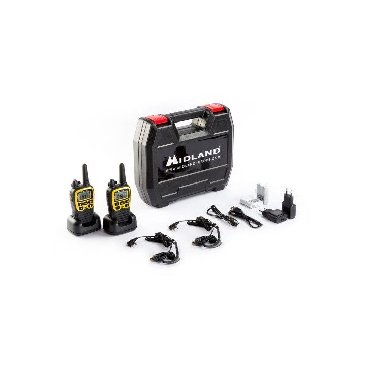 Pareja de walkies MIDLAND XT70 Adventure Edition  uso libre pmr 446