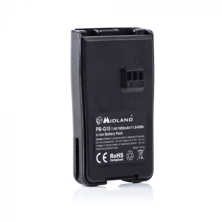 PB-G15 - Bateria MIDLAND para G15 / G18