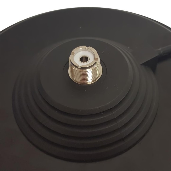 BM-160-PL - BASE MAGNETICA DE 16 CM. DE DIÁMETRO, EXTRAPLANA, BASE DE CAUCHO.