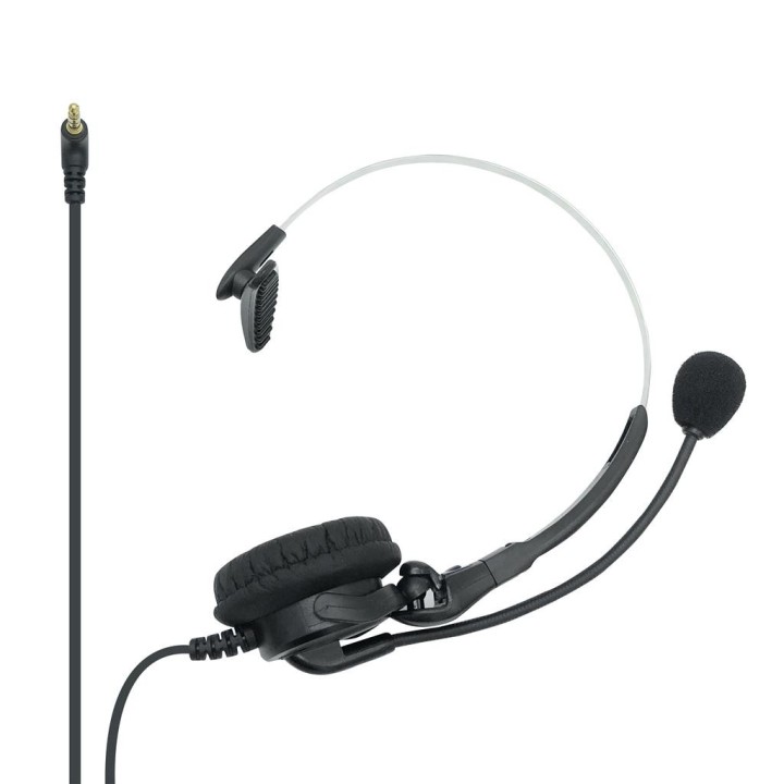 HSB-01 - CONFORTABLE MICROAURICULAR CON MICRÓFONO TIPO BOOM PARA ESCOLTA BRAVO HE-L