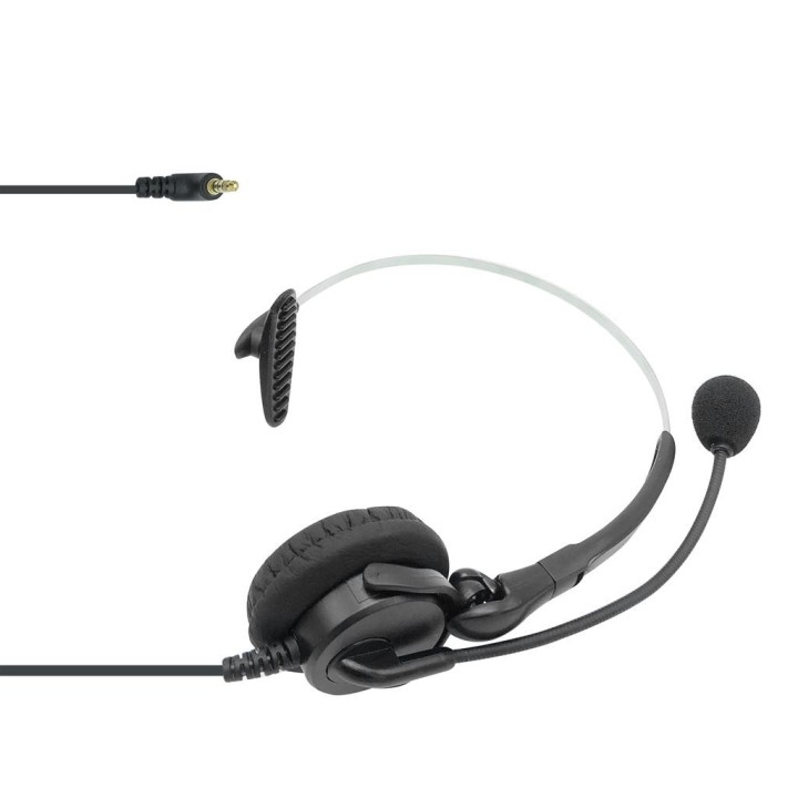 HSB-01 - CONFORTABLE MICROAURICULAR CON MICRÓFONO TIPO BOOM PARA ESCOLTA BRAVO HE-L