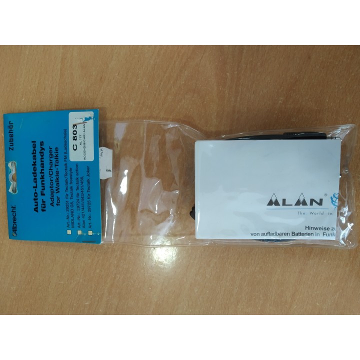 AL777 C803 - CABLE DE ALIMENTACION / CARGADOR MECHERO MIDLAND ALBRECHT