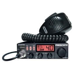 Emisora de CB 27 Mhz PRESIDENT MARTIN ASC 12 / 24 V