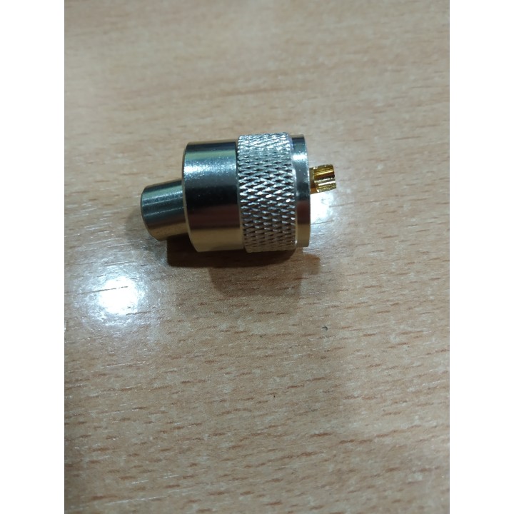 CB-6206 - CONECTOR PL-259/6 CORTO PIN DORADO PARA RG-58 Y SIMILARES