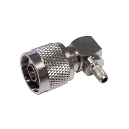 MT-2252 - CONECTOR N MACHO ACODADO CRIMPAR PARA RG-58