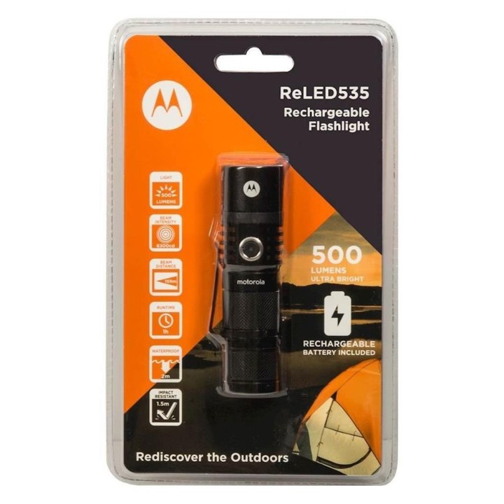 MR535 - LINTERNA RECARGABLE DE 500 LUMENS
