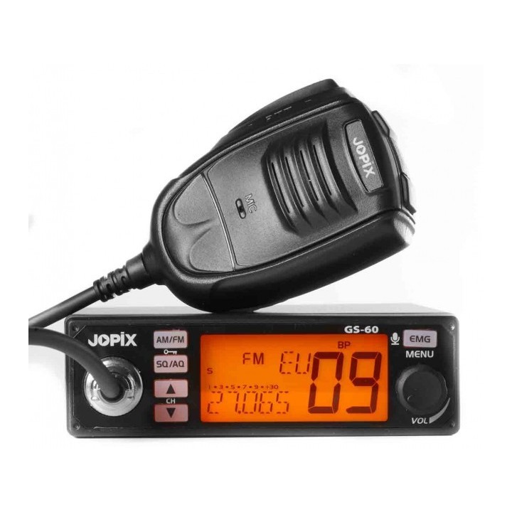 TRANSCEPTOR - EMISORA DE CB 27 Mhz JOPIX GS-60 MULTINORMA CON AM Y FM