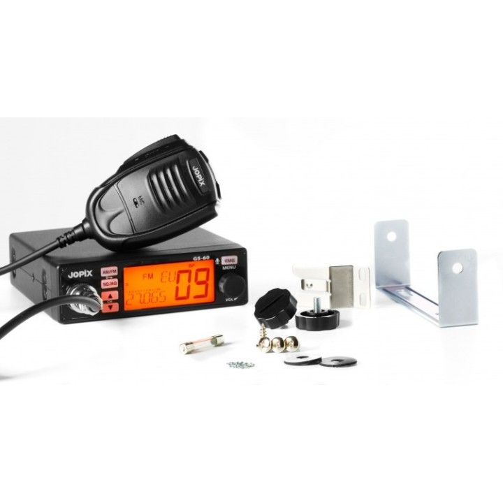 TRANSCEPTOR - EMISORA DE CB 27 Mhz JOPIX GS-60 MULTINORMA CON AM Y FM