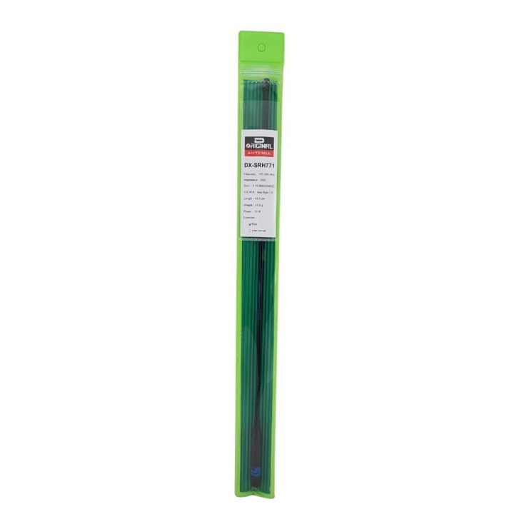 DX-SRH-771-R-M - ANTENA BIBANDA 145 / 435 MHZ. PARA WALKIE