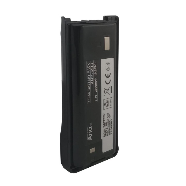 KNB-69L - BATERÍA PARA KENWOOD TK-3401D, TK-2200, TK-3107KW, NX240, NX248. 7.4 V 2600 MAH.