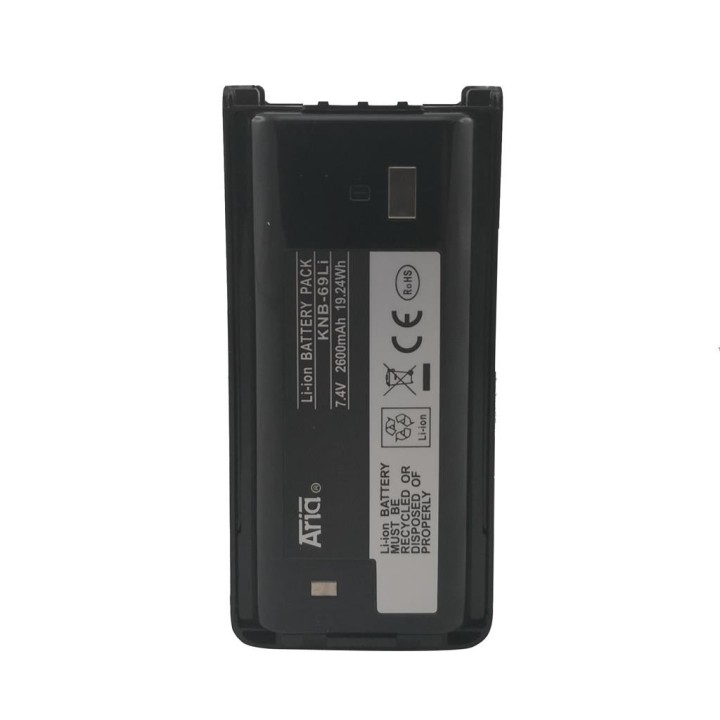 KNB-69L - BATERÍA PARA KENWOOD TK-3401D, TK-2200, TK-3107KW, NX240, NX248. 7.4 V 2600 MAH.