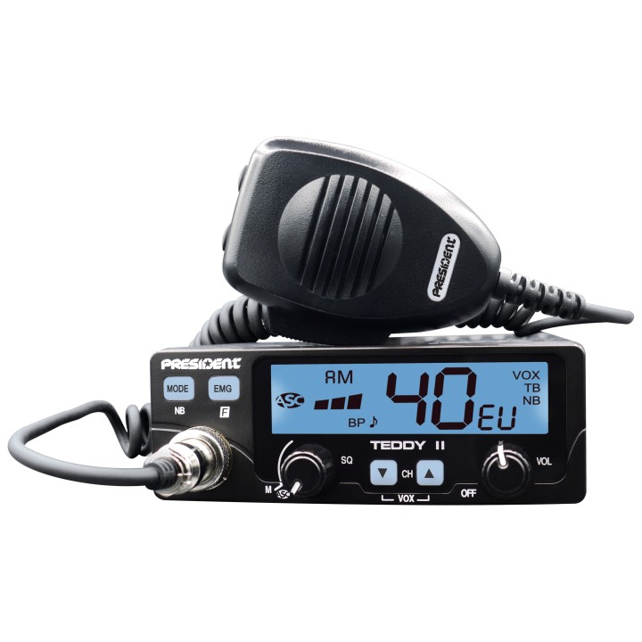 Emisora de CB 27 MHZ PRESIDENT TEDDY II ASC