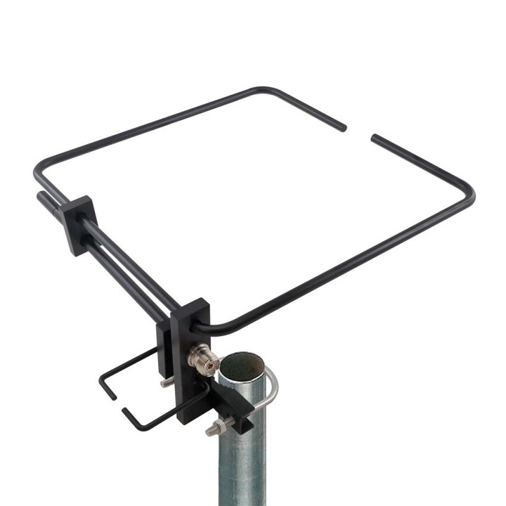 DX-YG-1443-VU-B - ANTENA BASE MINI YAGI LOOP V/UHF NEGRA