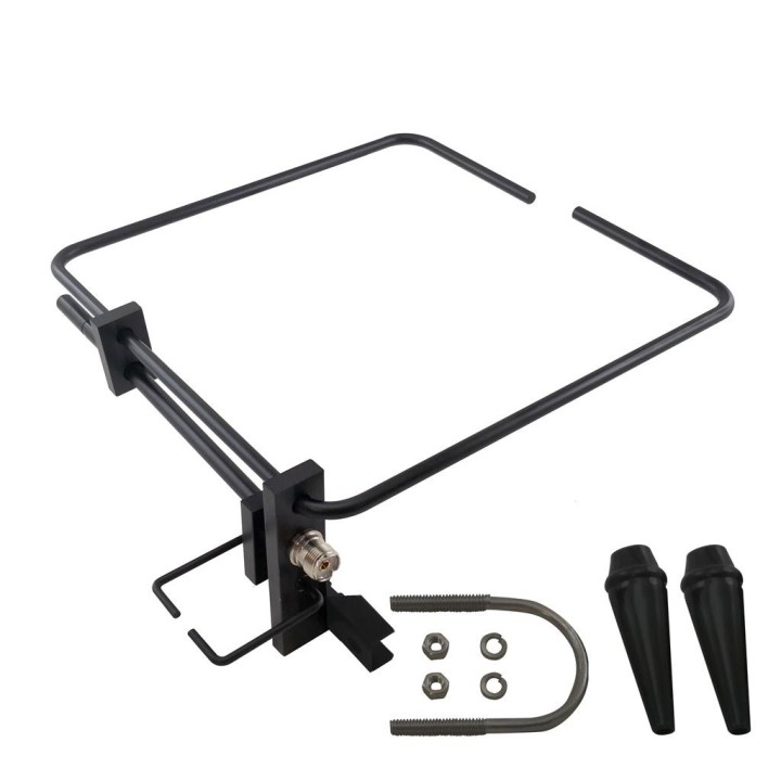 DX-YG-1443-VU-B - ANTENA BASE MINI YAGI LOOP V/UHF NEGRA