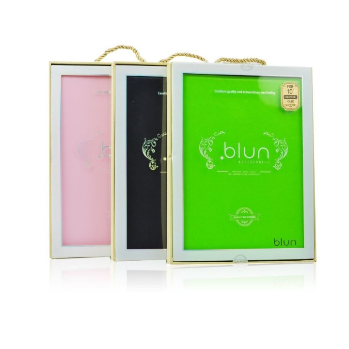 Funda book case Blun Universal para tableta 10" ROSA (UNT)