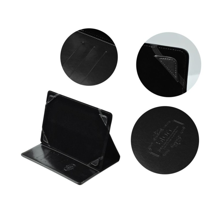 Funda book case Blun Universal para tableta 10" NEGRA (UNT)