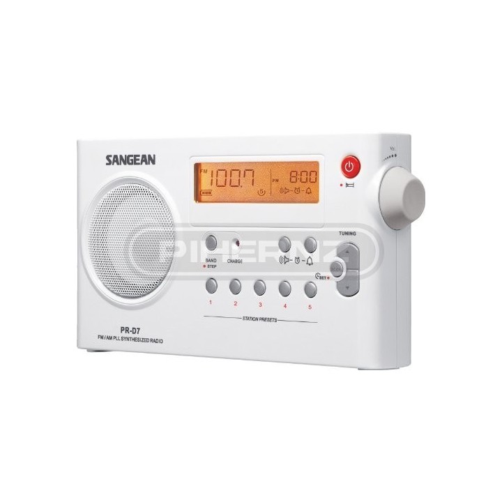 SANGEAN PR-D7 BLANCO Receptor de radio