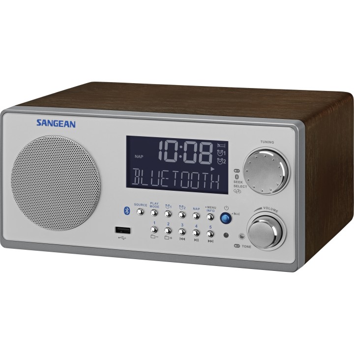 SANGEAN WR-22 BT Receptor de radio con bluetooth