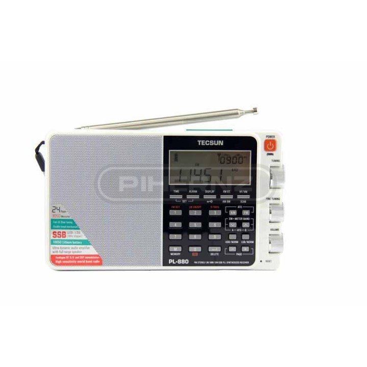 TECSUN PL-880 RECEPTOR MULTIBANDA TODO MODO COLOR NEGRO