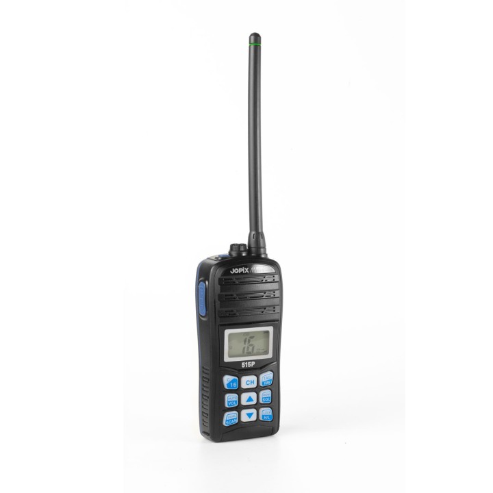 JOPIX MARINE 515P PORTATIL MARINO DE VHF IP67 CON BATERIA Y CARGADOR