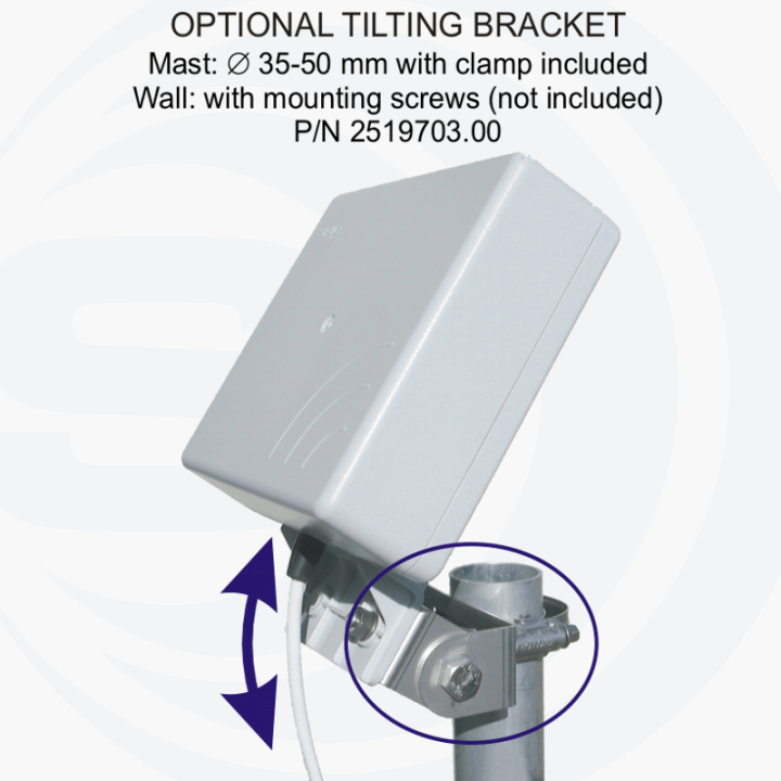 SIRIO SMP4G-LTE 5M ANTENA PANEL HI GAIN 790 - 2700 MHz