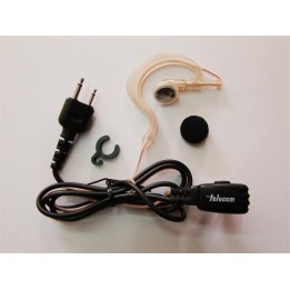 PY-29ATR - MICRO-AURICULAR ERGONÓMICO GIRATORIO, CON MICRO TIPO SOLAPA PARA YAESU, HORA, ETC.