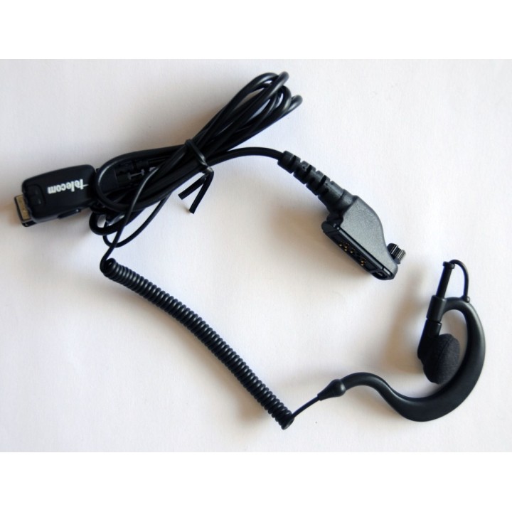PY-29IC-F30R - MICRO-AURICULAR ERGONÓMICO GIRATORIO, CON MICRO TIPO SOLAPA Y CONECTOR MULTI-PIN ICOM.