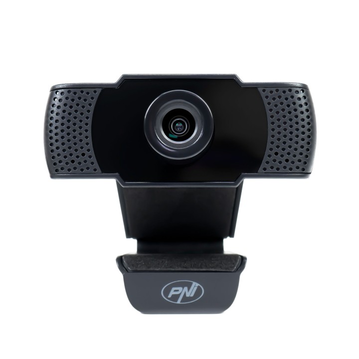 Cámara web PNI CW1850 Full HD 1080P 2MP, USB, clip, micrófono estéreo incorporado