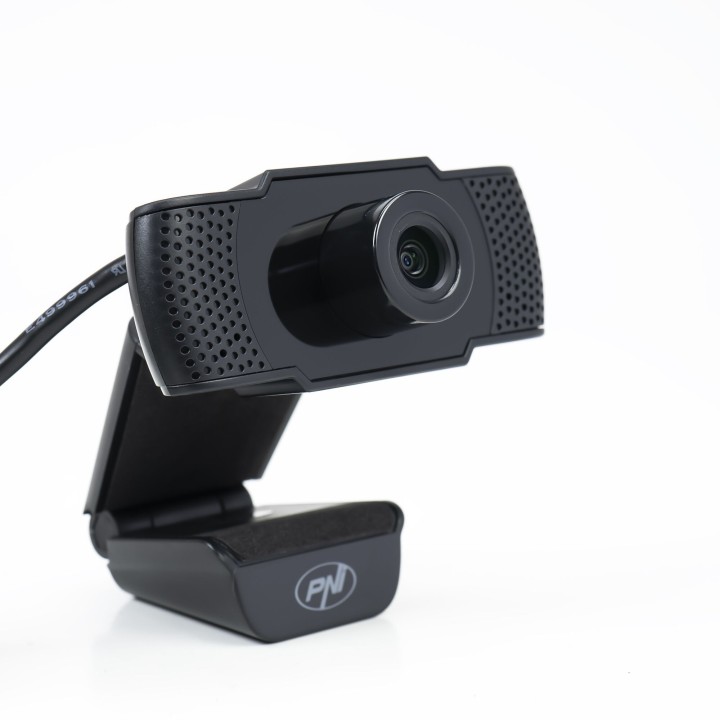 Cámara web PNI CW1850 Full HD 1080P 2MP, USB, clip, micrófono estéreo incorporado