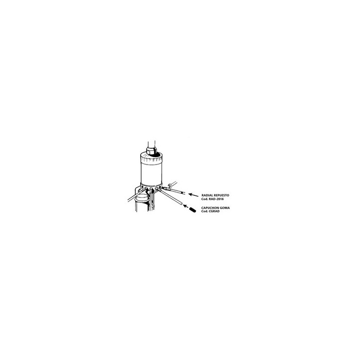 RAD-2016 RADIAL REPUESTO ANTENA BASE 2016