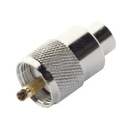 CB-6190 - CONECTOR PL-259/6 TEFLON PIN DORADO PARA RG-58