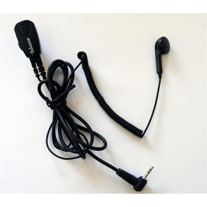 JD-V1508E - MICRO-AURICULAR MINIATURA DE SOLAPA, TIPO BOTÓN, PARA MOTOROLA TA-288.