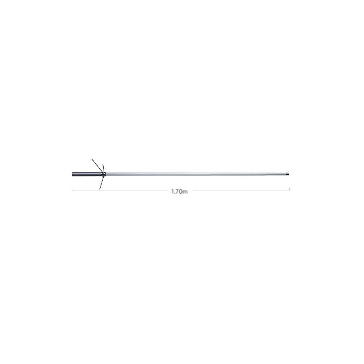 X-50-H - ANTENA BASE BIBANDA 144/430 MHZ., 1.7 M.