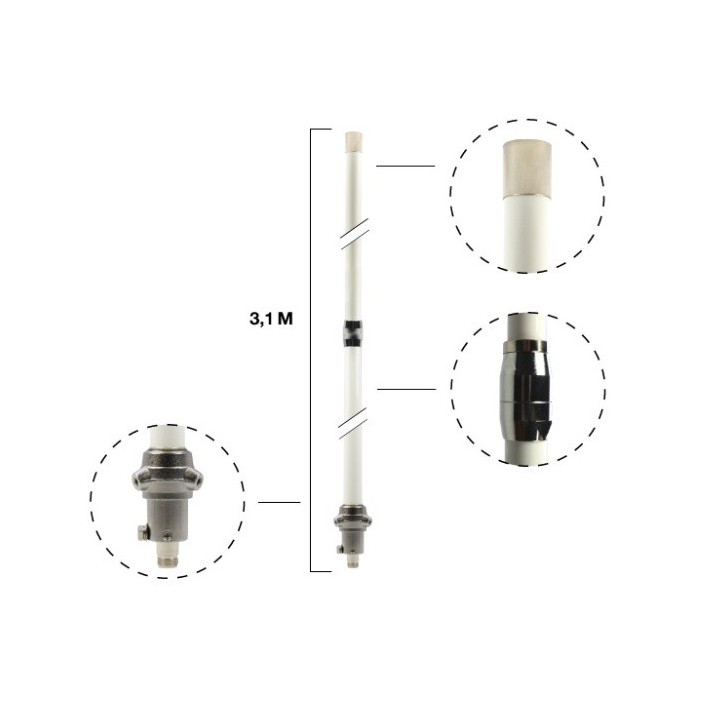 DIAMOND X300 Antena base doble banda