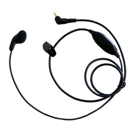 MAV-T-SP03 - Micro-auricular con auricular de botón y PTT in line, compatible con SRP-2000.