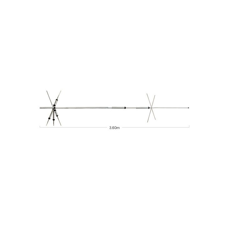 DIAMOND CP5HS2 Antena de base multibanda